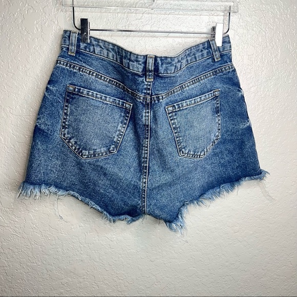 Primark Denim Ripped Jean Shorts - Picture 6 of 9